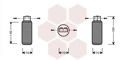 VAN WEZEL Осушитель, кондиционер 4700D042